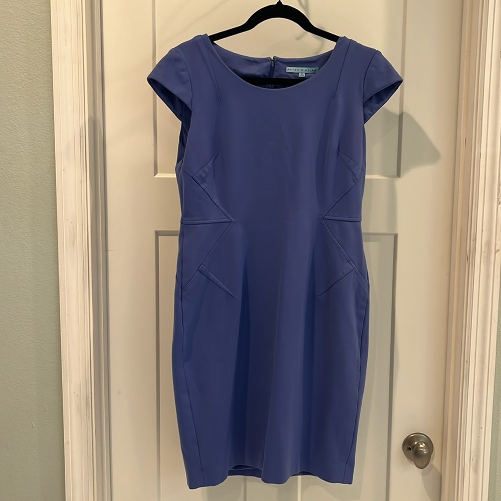 ANTONIO MELANI Periwinkle Blue Sheath Dress